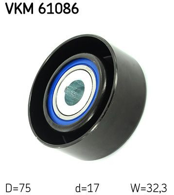 Do koszyka VKM61086 SKF Rolka napinacza paska napędowego