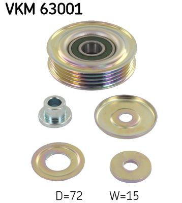 Rolka napinacza paska napędowego SKF VKM63001 cena, od 14,69 USD