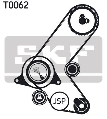 VKMA05214 SKF Pasek rozrządu, zestaw