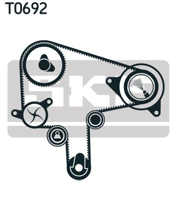 VKMA94620 SKF Pasek rozrządu, zestaw