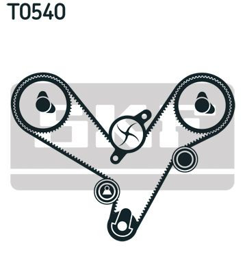 Pasek rozrządu, zestaw SKF VKMA959131 cena, od 213,13 USD