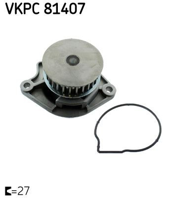 Do koszyka VKPC81407 SKF Pompa chłodząca wodna