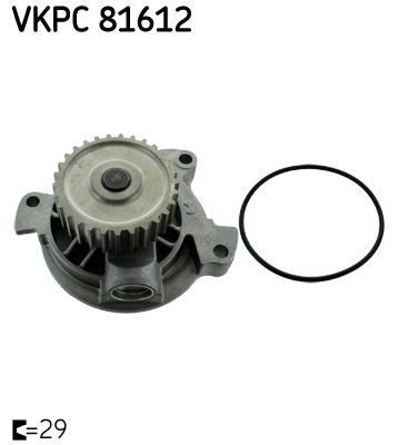 Pompa chłodząca wodna VKPC81612 SKF