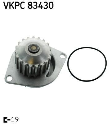 Do koszyka VKPC83430 SKF Pompa chłodząca wodna
