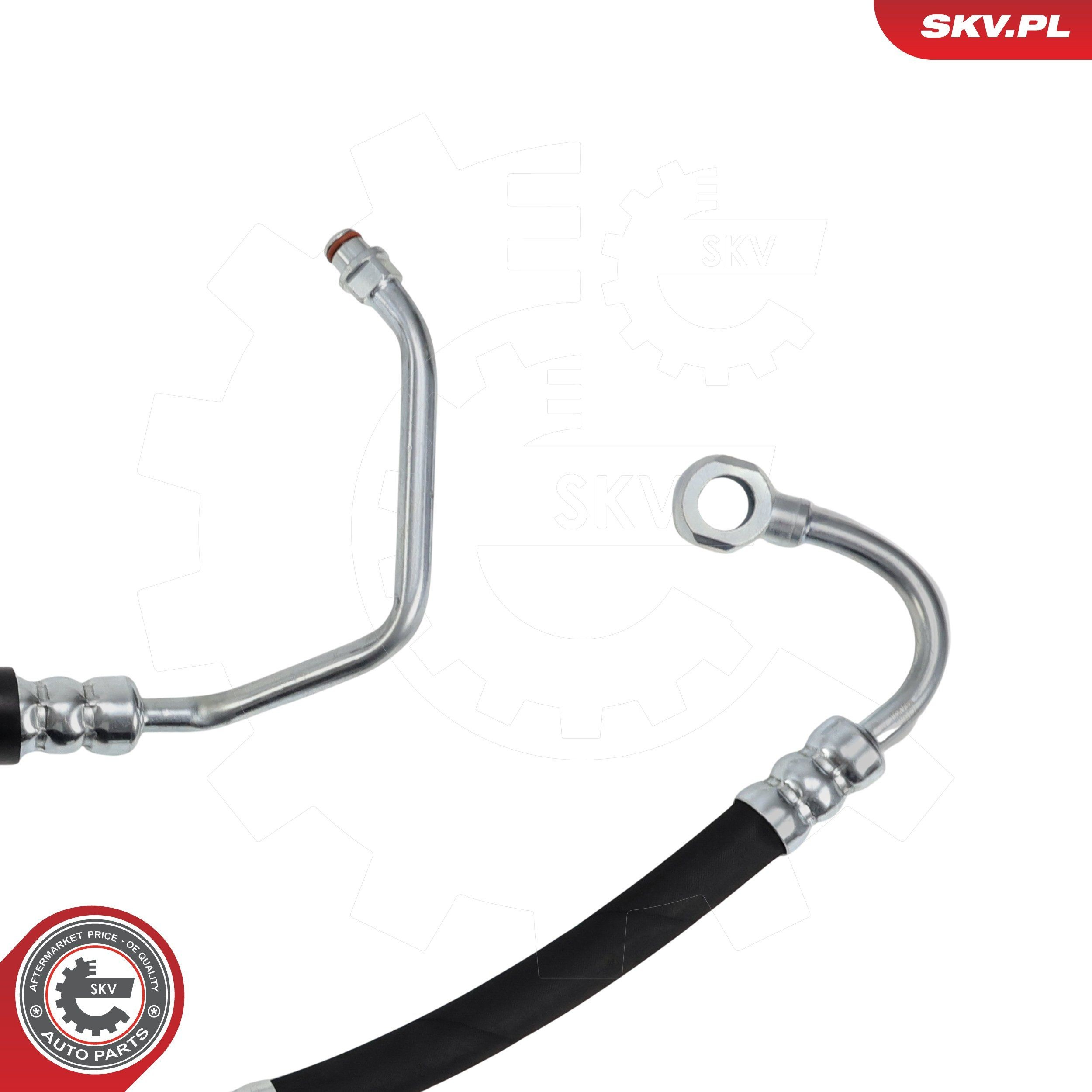 Przewód hydraulicznego układu wspomagania wysokiego ciśnienia, od pompy do maglownicy (mechanizmu) Mercedes C 
