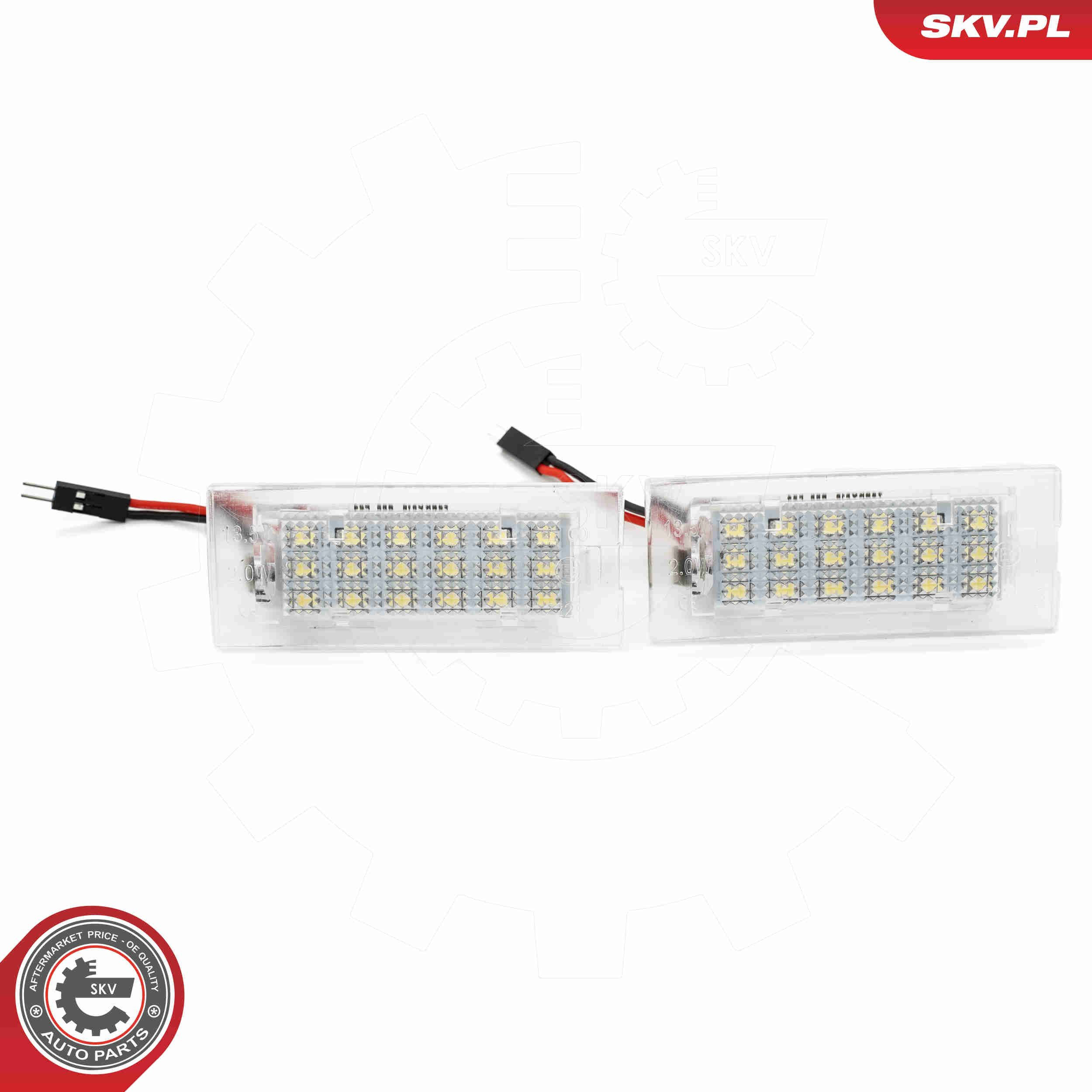 Lampa oświetlenia tylnej tablicy rejestracyjnej do BMW X3  E83