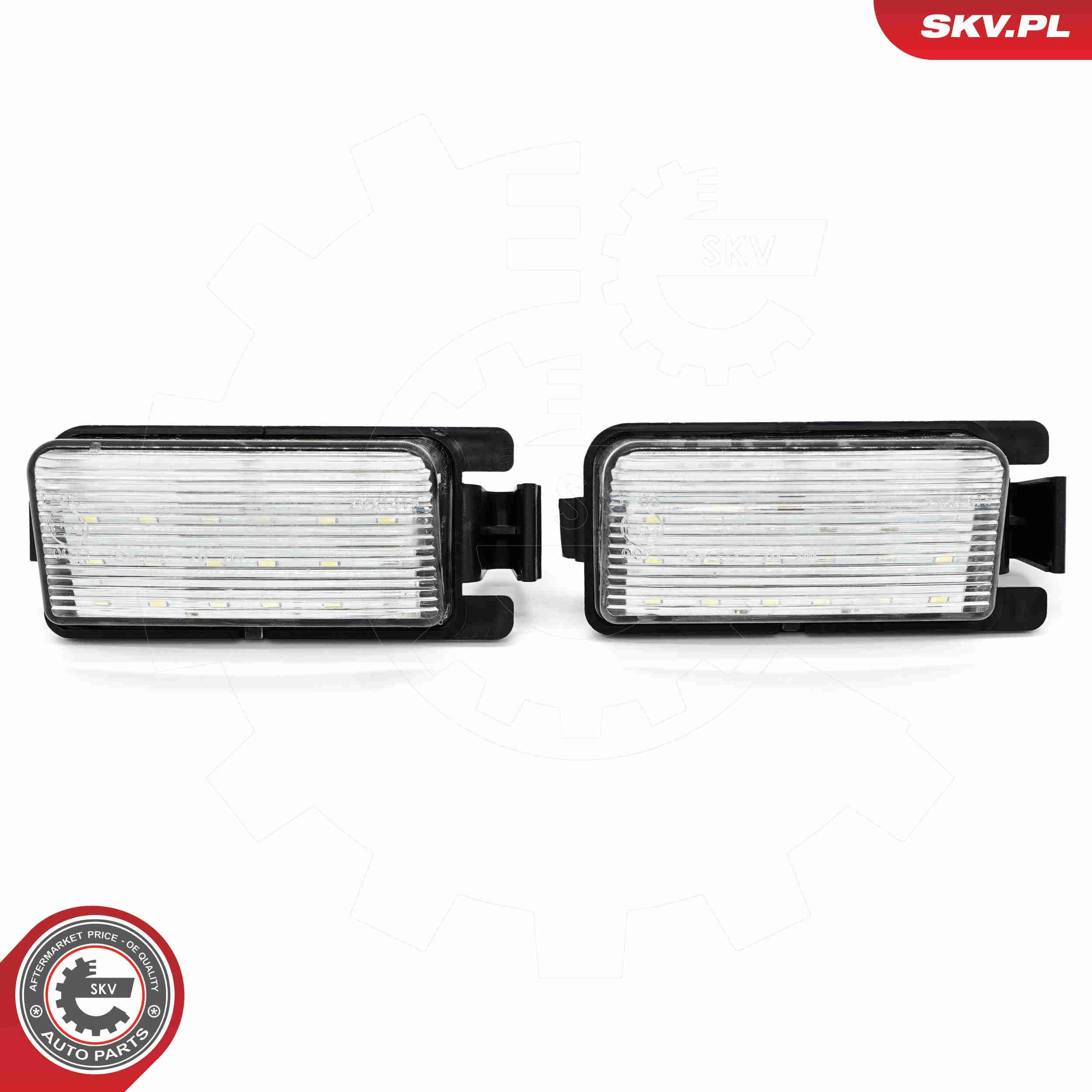  Lampa oświetlenia tylnej tablicy rejestracyjnej Nissan Tiida 