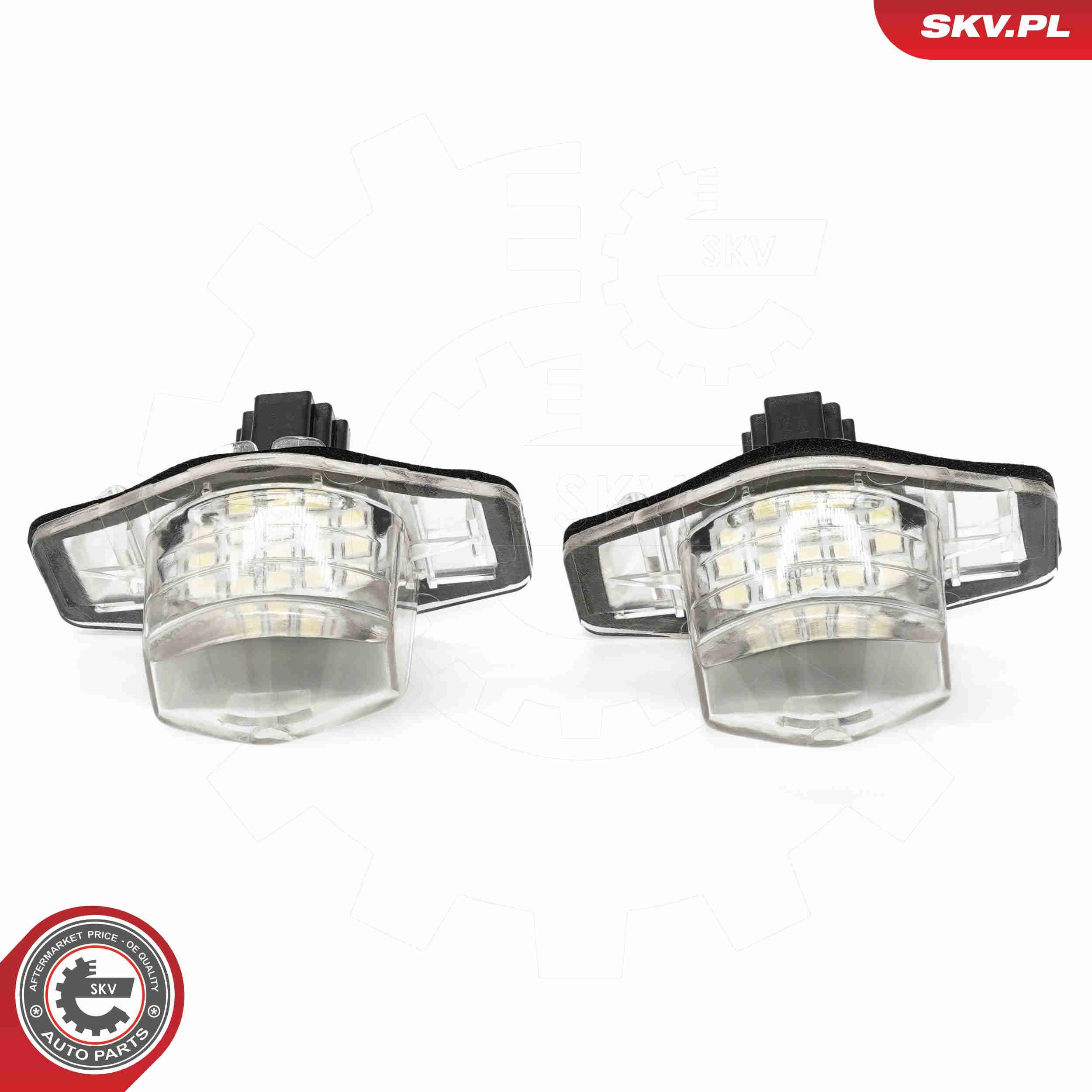 Lampa oświetlenia tylnej tablicy rejestracyjnej do Honda HR-V GH