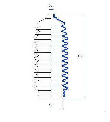 Osłona mechanizmu kierowniczego (maglownicy) do Fiat Uno  146A