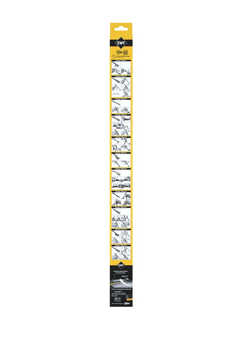 Pióro wycieraczki szyby przedniej, zestaw (2 szt.) SWF 119435