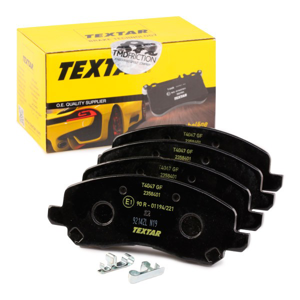 Klocki hamulcowe przednie tarczowe Textar 2358401 cena, od 27,01 USD
