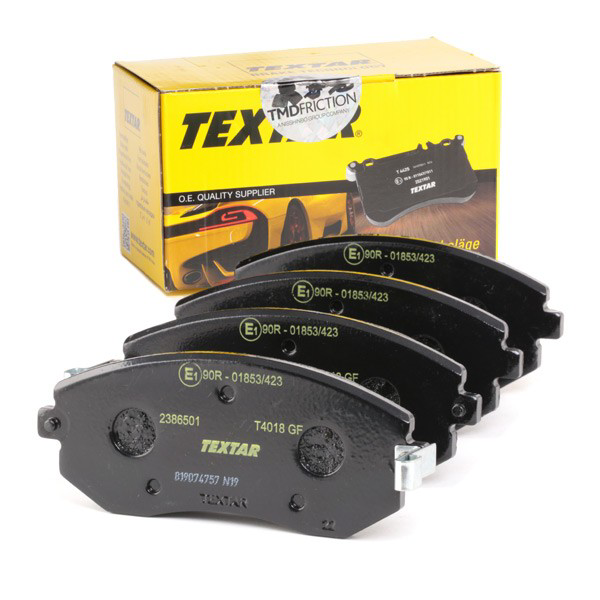 2386501 Textar Klocki hamulcowe przednie tarczowe