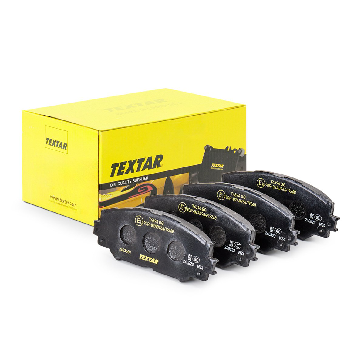 Klocki hamulcowe przednie tarczowe Textar 2433601 cena, od 24,57 USD