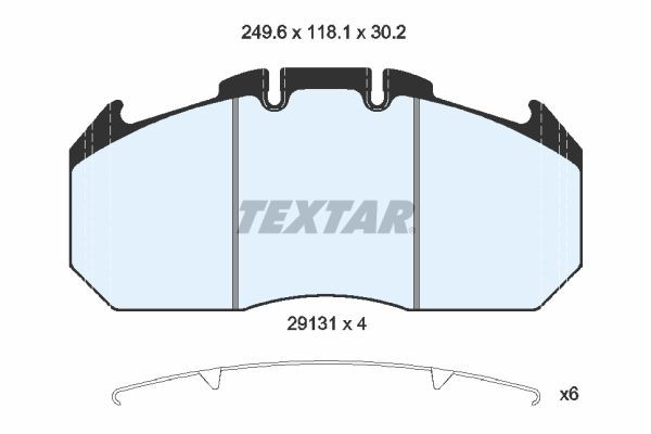 5001863904 Renault (RVI) Klocki hamulcowe przednie tarczowe