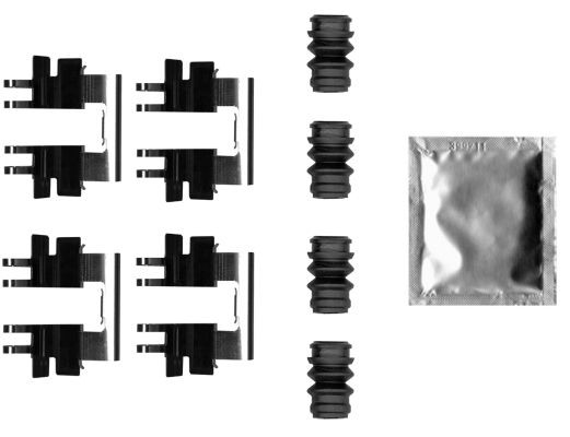 Zestaw naprawczy zacisku hamulcowego tylnego Mazda KAY02649Z cena, od 11,99 USD