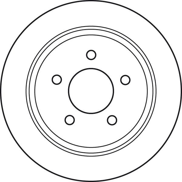 Do koszyka Tarcza hamulcowa tylna Jeep Grand Cherokee LAREDO 