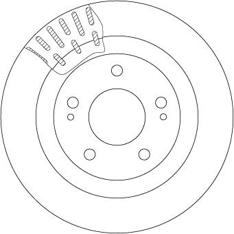 Tarcza hamulcowa przednia Mitsubishi Pajero PININ SUV (H60, H70) (1999 - 2005) cena, od 52,37 USD