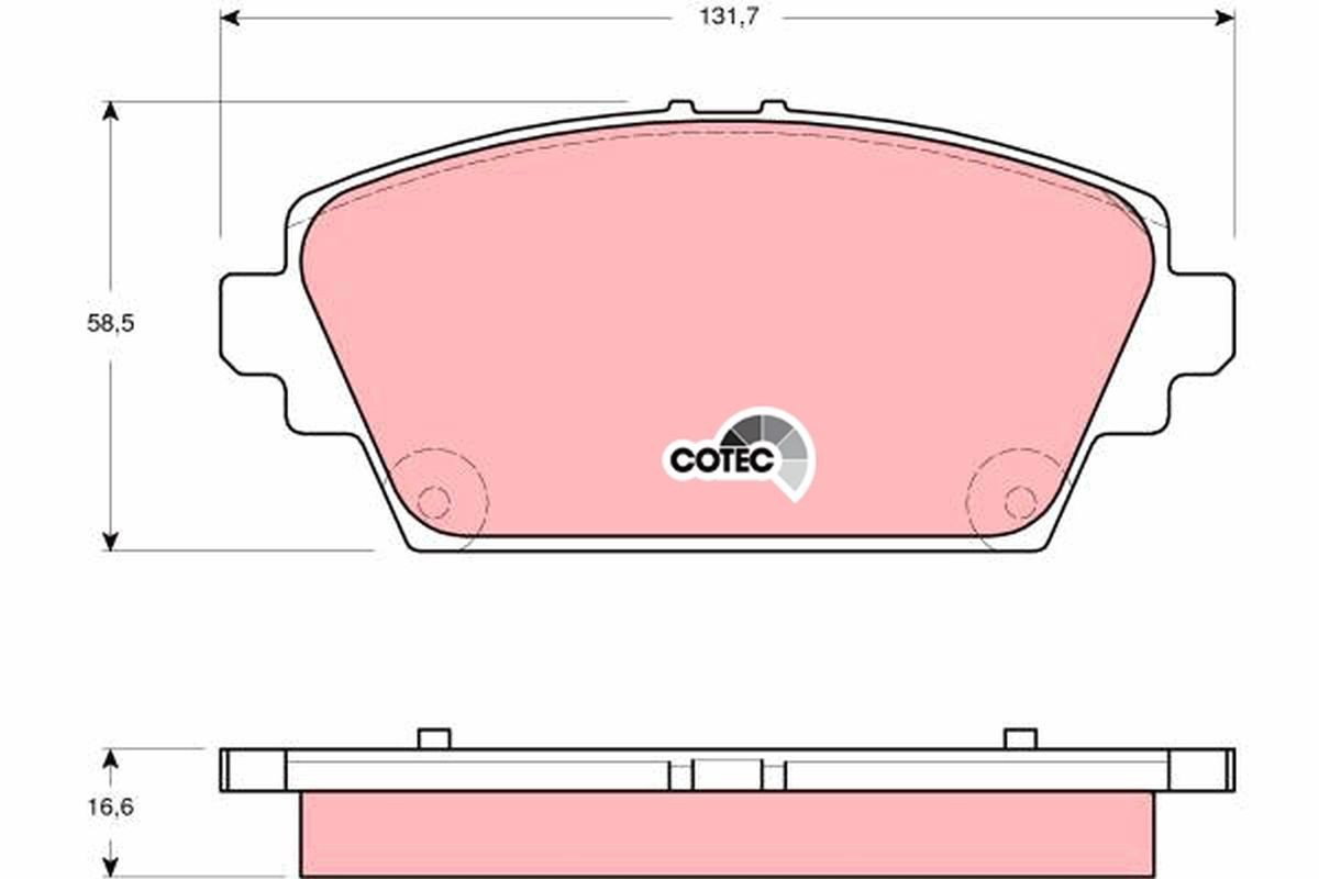 Klocki hamulcowe przednie tarczowe Nissan Primera sedana (P12) (2002 - 2008) cena, od 28,41 USD
