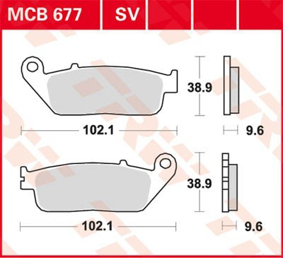 Klocki hamulcowe przednie tarczowe 06455MALG01 Honda
