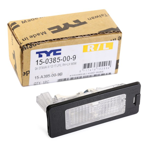 150385009 TYC Lampa oświetlenia tylnej tablicy rejestracyjnej