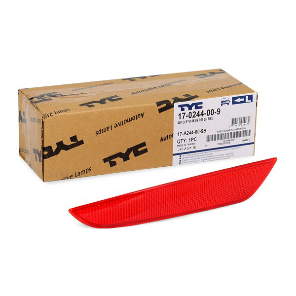 170244009 TYC Lampa odblaskowa zderzaka tylnego lewa