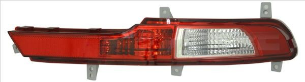 1912168012 TYC Przednia lampa przeciwmgielna tylna lewa