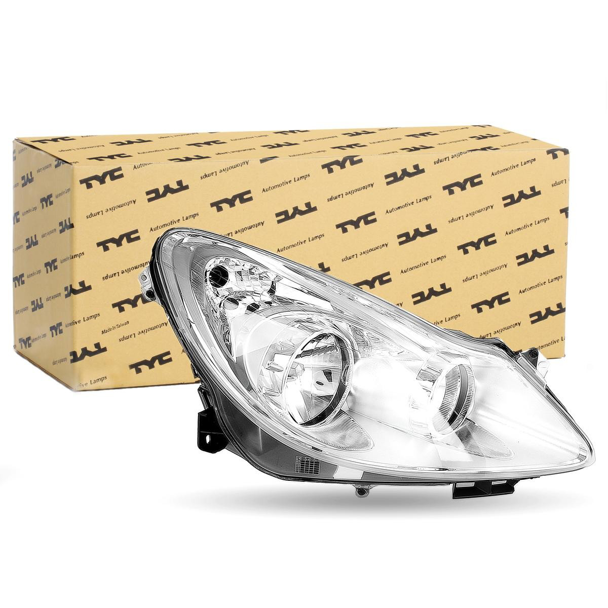 Reflektor prawy do Opel Corsa D S07