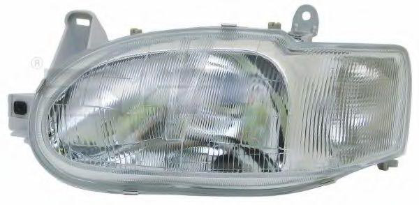 Reflektor lewy do Ford Escort VII GAL, AAL, ABL