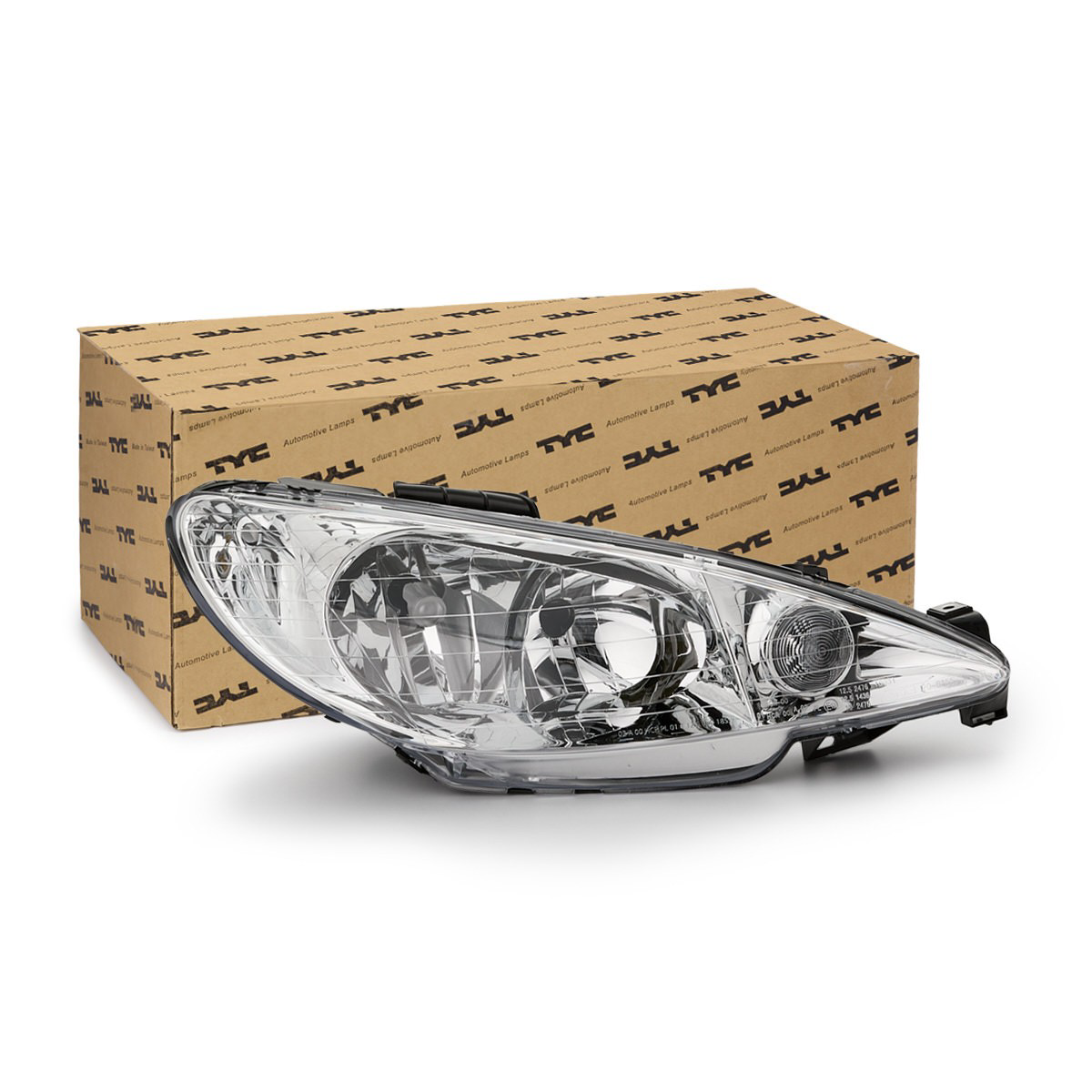 Reflektor prawy Peugeot 206 sedana (2007 - 2009) cena, od 64,09 USD