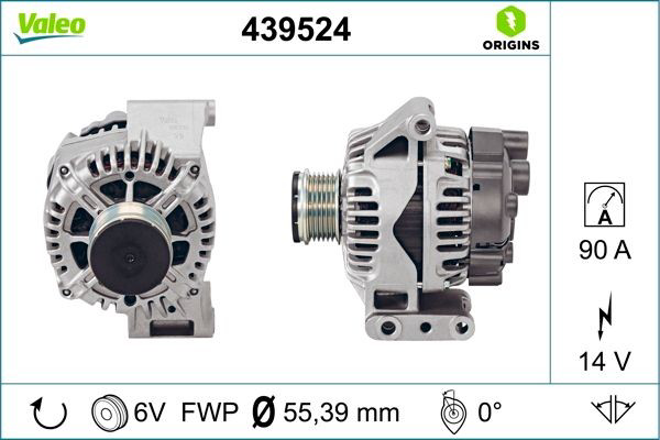 Alternator VALEO 439524 cena, od 206,32 USD