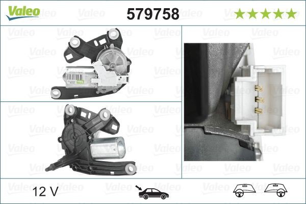 Do koszyka Silniczek wycieraczki tylnej szyby Citroen Berlingo  B9