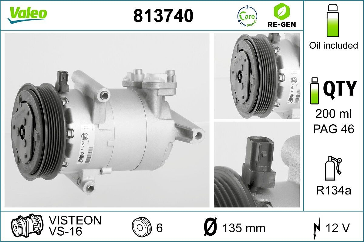 Do koszyka 813740 VALEO Sprężarka klimatyzacji