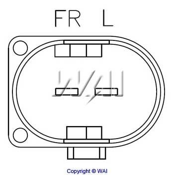 Do koszyka IB266 WAI Regulator alternatora (przekaźnik ładowania)
