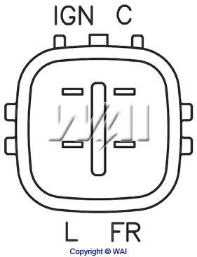 Do koszyka Regulator alternatora (przekaźnik ładowania) Honda STREAM  RN