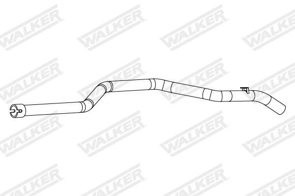 Tłumik, tylna część do Volkswagen Crafter 30-50 2E, 2EA, 2EB, 2ED, 2EH, 2EX