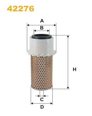Filtr powietrza WIX 42276 cena, od 24,48 USD