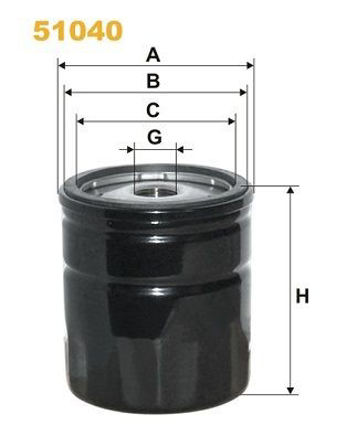 51040 WIX Filtr oleju
