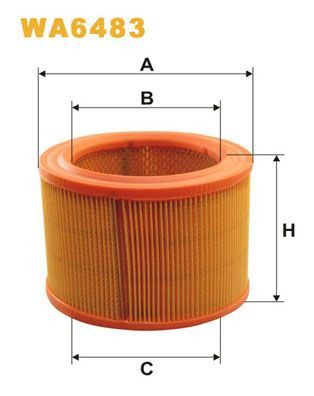 WA6483 WIX Filtr powietrza