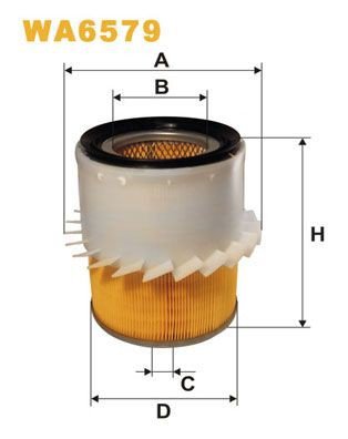 WA6579 WIX Filtr powietrza