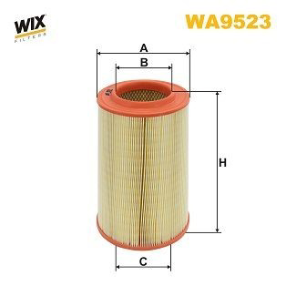 WA9523 WIX Filtr powietrza