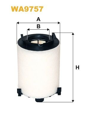 WA9757 WIX Filtr powietrza