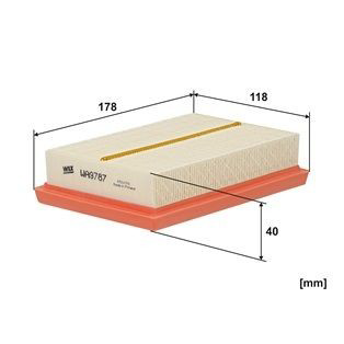 WA9787 WIX Filtr powietrza
