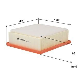WA9804 WIX Filtr powietrza
