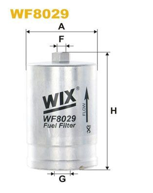 WF8029 WIX Filtr paliwa