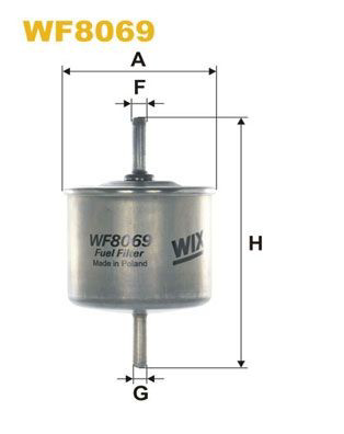 WF8069 WIX Filtr paliwa
