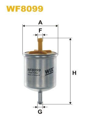 WF8099 WIX Filtr paliwa