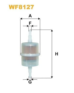 WF8127 WIX Filtr paliwa