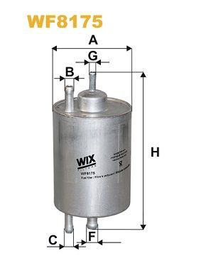 WF8175 WIX Filtr paliwa