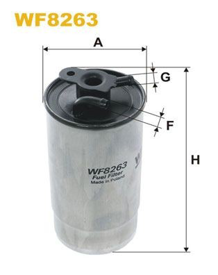 WF8263 WIX Filtr paliwa
