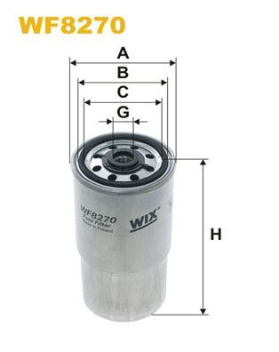 WF8270 WIX Filtr paliwa